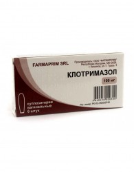 Клотримазол супп. ваг. 100 мг 6 шт.