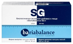 SG утро + SG вечер Bariabalance 30 + 30 шт. капс. 500 мг+500 мг