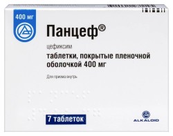 Панцеф табл. п/о пленочной 400 мг 7 шт.