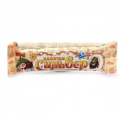 Батончик Капитан Сильвер кокосовый с вареным сгущенным молоком в йогуртовой глазури 50 г