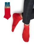 Носки мужские, Omsa (Омса) р. 42-44 (27-29) ECO Colors 402 Эко колорс укороченные Rosso красный