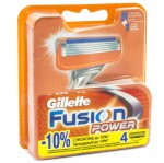 Кассеты для станков для бритья, Gillette (Жиллет) 4 шт фьюжен пауэр