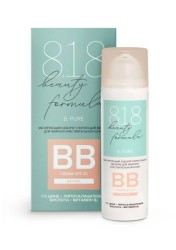 BB-крем для лица 818 Beauty formula матирующий себорегулирующий для жирной чувствительной кожи SPF20 50 мл