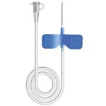 Катетер внутривенный периферический, р. 23G 100 шт арт. 0501-00-23 для вливания в малые вены игла-бабочка (минивен) синий