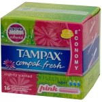 Тампоны, Tampax (Тампакс) 16 шт (дискрит) компак фреш супер с аппликатором