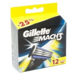 Кассеты для станков для бритья, Gillette (Жиллет) 12 шт мак 3