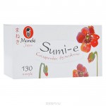 Салфетки бумажные, Maneki (Манеки) 130 шт Суми-и двухслойные