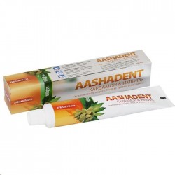 Зубная паста Aasha Herbals Аашадент кардамон имбирь