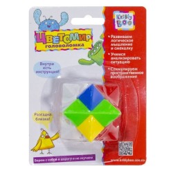 Игрушка Kribly Boo Цветомир ежик головоломка