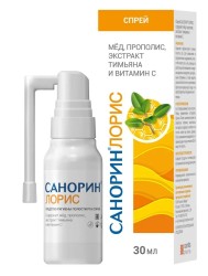 Санорин Лорис для полости рта и горла спрей 30 мл
