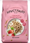 Готовый завтрак, Хрустлайт 150 г клубнично-сливочный с белком и клетчаткой без сахара
