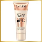 База под макияж, Eveline (Эвелин) 30 мл Бейз фул ЭйчДи сияющая матовая кожа 4 в 1
