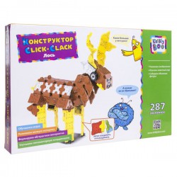 Игрушка Kribly Boo Клик-Клак конструктор лось 287 элементов