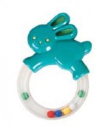 Игрушка-погремушка Мир детства Зайчонок