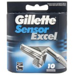 Кассеты для станков для бритья, Gillette (Жиллет) 10 шт сенсор эксель